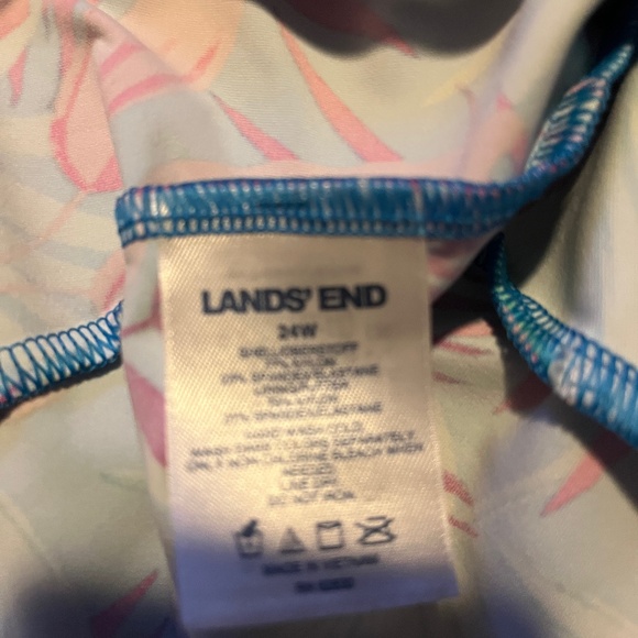 EUC Lands End Underwire Bathing Suit Top- 24W - Picture 3 of 3